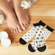 thumbnail image 3 of 3 pares de calcetines transparentes de verano de malla fina con encaje para mujeres y adolescentes., 3 of 5