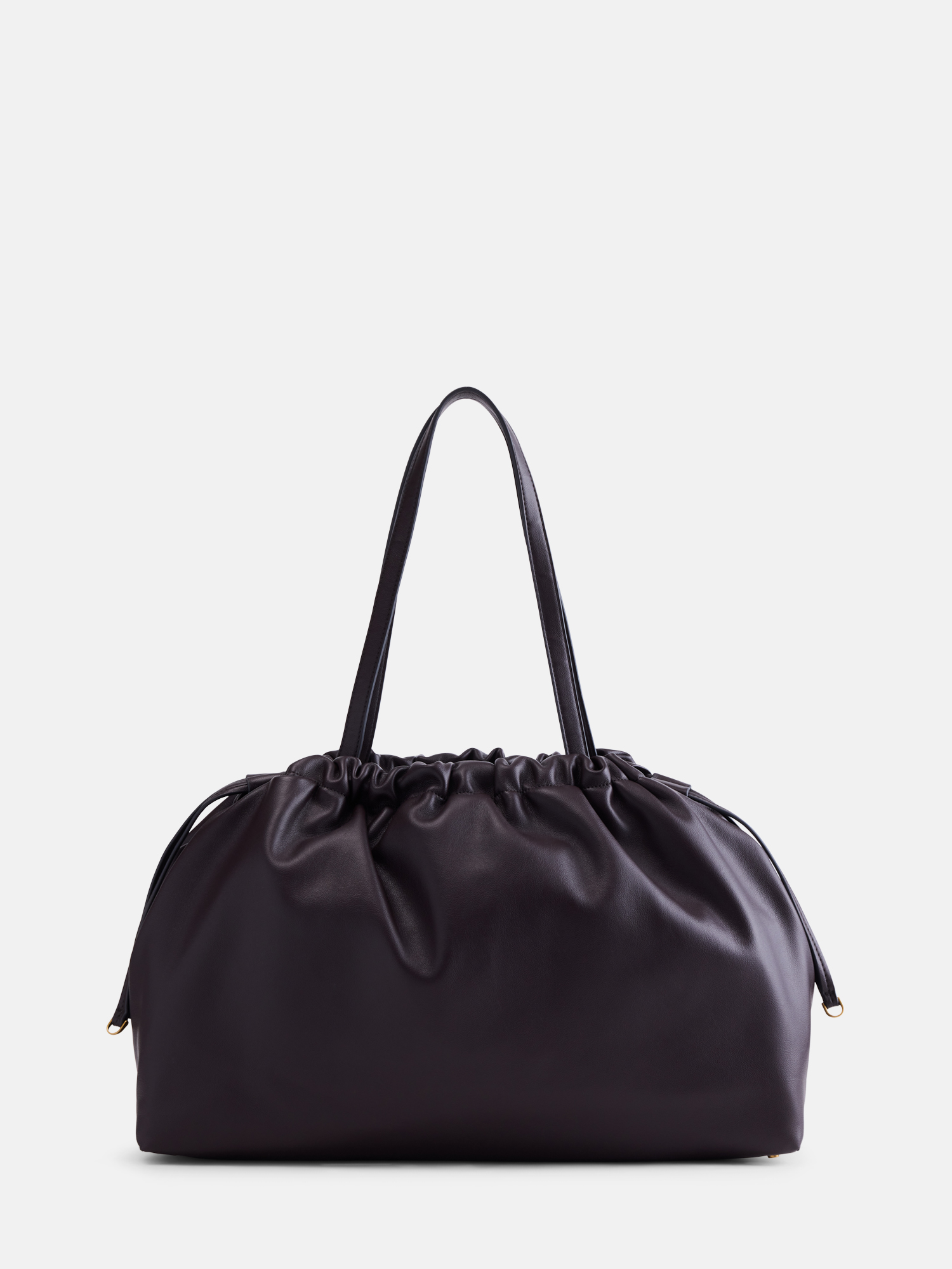 Scoop Women's Faux Leather Oversized Drawstring Tote photo 1