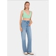 thumbnail image 3 of V-Neck Sleeveless Woven Crop Top, 3 of 5