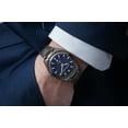 thumbnail image 4 of Geoffrey Beene Men's Gunmetal Stainless Steel Dress Watch Classic Quartz, Elegant Design, Water-Resistant, 4 of 5
