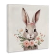 thumbnail image 2 of Stupell Industries Cottage Charming Bunny in Floral Wreath Canvas Art, 17 x 17, by Lazar Studio, 2 of 8
