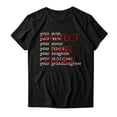 thumbnail image 2 of Gibobby Playera Manga Corta para Mujer Camisetas manga corta con estampado letras para mujer, blusa cuello redondo, camiseta informal, túnica, camisas igu(Negro,M), 2 of 5