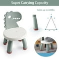 thumbnail image 3 of Silla infantil Sunkaioo de plástico para niños con forma de dinosaurio verde de 1 año o más, 3 of 9