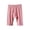 Pink, variant on Hxshgdsn Kids Ribbed Shorts Elastic Waist Cotton Blend Bike Shorts for Girls Play and Everyday Wear(Pink/2-3 Years)