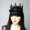 black, variant on Black Headband Halloween Party Props Death Demon Witch Head Crown with Beaded Tassel Headdress Hair Accessories Headwear (black)