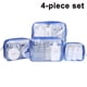 thumbnail image 1 of Neceser Transparente 4 Piezas （Diferentes Tamaños） Neceser de PVC para Avión Neceser de Maquillaje Impermeable Neceser de Cosméticos Set de Viaje Transparente Neceser para Hombres, Mujeres, Niños,, 1 of 8