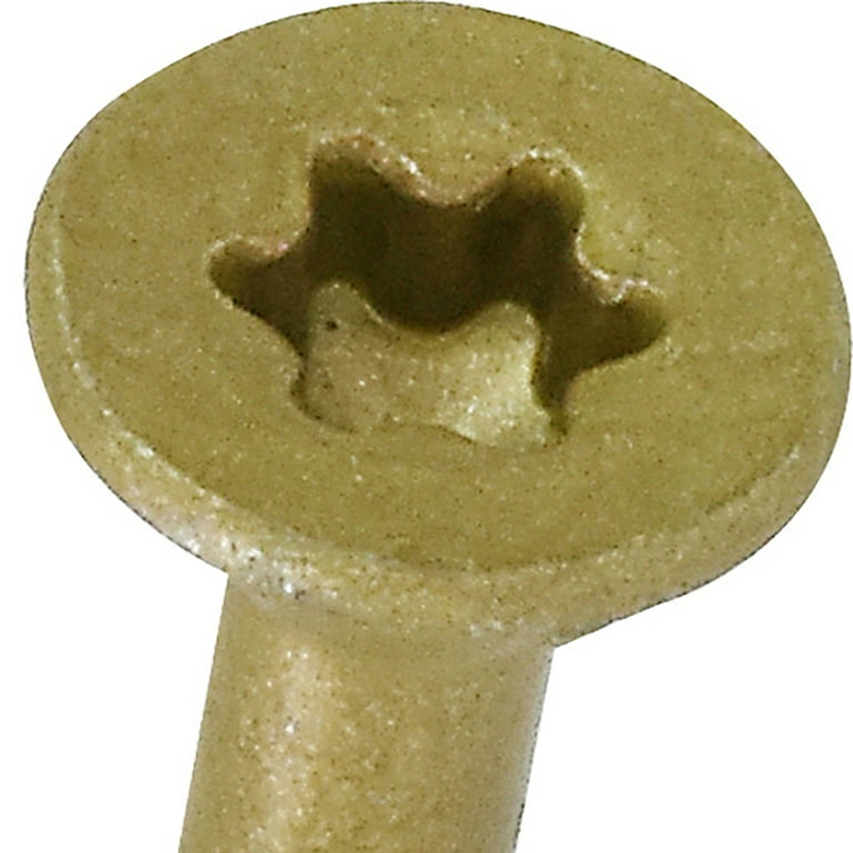 Power Pro One Exterior Flat-Head Multi-Material Screws (#10 x 3") - 10 Pieces