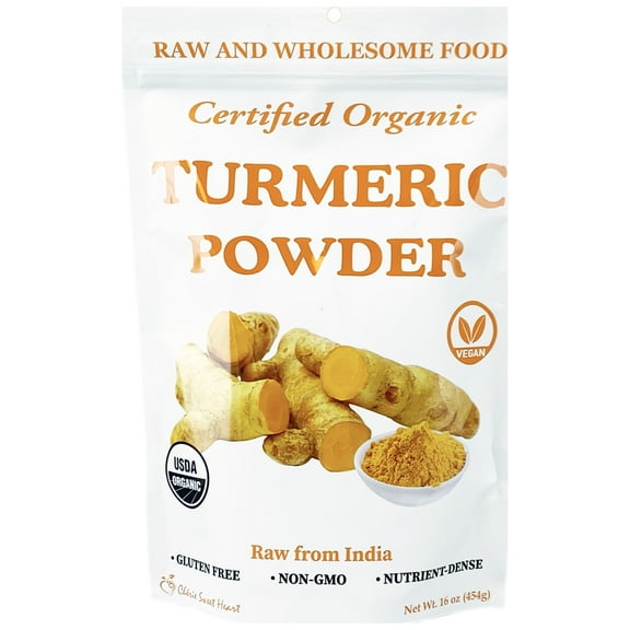 Cherie Sweet Heart Turmeric Root Powder Certified Organic 16 oz.