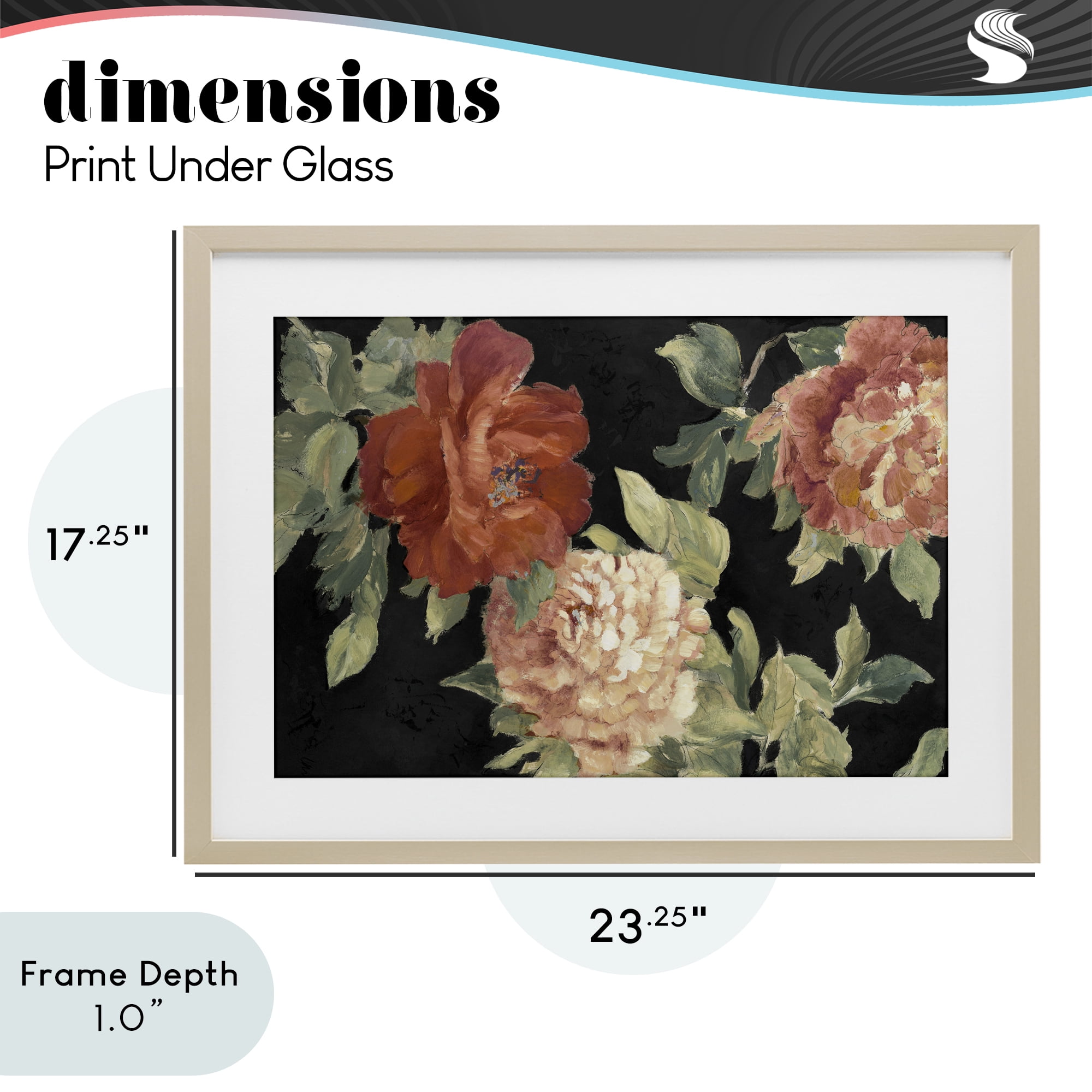 Stupell Industries Beauty of the Red Blossom Birch Framed Print Under Glass, design by Lanie Loreth