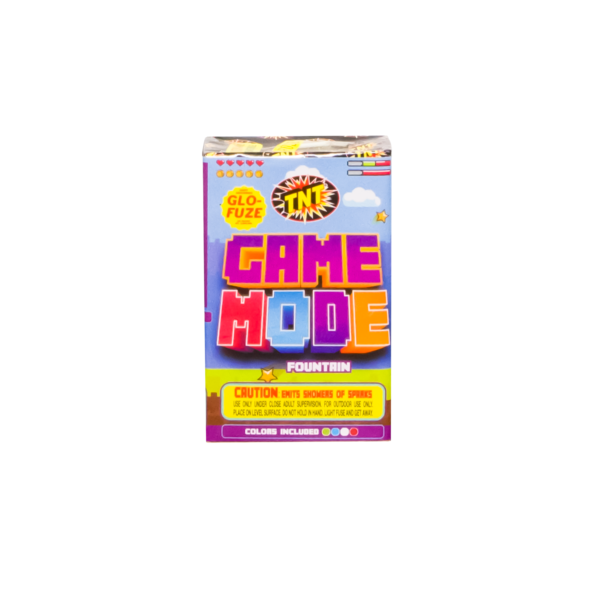 TNT Fireworks, Game Mode, Ground Based Fountain Firework,  Video Game Character, Any Occasion, Party, Summer Blast