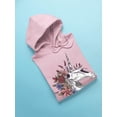 thumbnail image 3 of Unicorn Skull Neighing Hoodie Women -Smartprints Designs, Female 3X-Large, 3 of 4