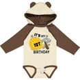 thumbnail image 3 of Inktastic Its My 1st Birthday with Construction Tools Boys Long Sleeve Baby Bodysuit, 3 of 5