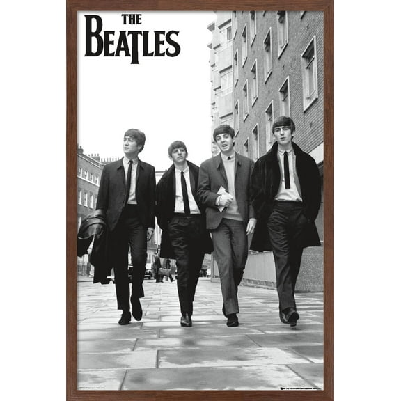 The Beatles - In London Wall Poster, 22.375" x 34", Framed