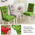 thumbnail image 6 of Christmas Chair Covers Set of 6 Funny Dining Protector Stretch Slipcovers Removable Washable Back Chair Covers Christma Home Decor Gifts, 6 of 7