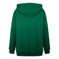 thumbnail image 5 of 2024 Women's Hooded Long Sleeved Solid Color Hoodie Womens Ling Hoodies Snap down Sweatshirt Women Pullover Hoodie Women plus Sweaters Women Sleep Hoodie Women Holiday Sweatshirt Women Sweaters Cover, 5 of 8