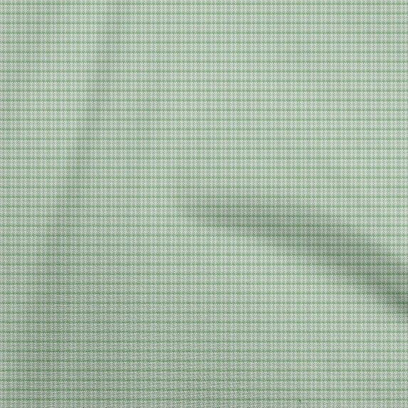 oneOone Rayon Light Green Fabric Check Houndstooth Sewing Craft Projects Fabric Prints By Yard 56 Inch Wide