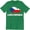 Green, variant on Czech Republic Country Crest Flag Colors Nationality Ethnic Pride -Men's Tee