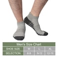 thumbnail image 5 of FREEYOKA Mens 6 Pairs Athletic Ankle Socks Men's Breathable Low Cut Socks,GERY, 5 of 6