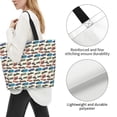 thumbnail image 7 of Lafuoo Train Pattern Single-Shoulder Shopping Bag, Hand-Held Storage Bag Suitable for Work and School, Unisex-One Size, 7 of 7