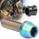 thumbnail image 2 of Tornillo fijo para vástago de bicicleta, 3 piezas Tornillo de vástago de bicicleta carretera de montaña de aleación Tornillo varilla deextensión auriculares bicicleta [M6 * 20 mm 彩色](M6*20mm彩色), 2 of 5
