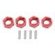 thumbnail image 1 of M Buder 7mm Hex Wheel Hubs Adaptador Profesional de Aleación de Aluminio para Coche RC FMS FCX24 1/24, Mejora de Rendimiento y Estabilidad, Rojo (0.28 inches / 0.7 cm), 1 of 9