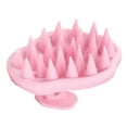 thumbnail image 1 of Cepillo de silicona para el cuero cabelludo, limpieza profunda, masaje manual para el cuero cabelludo. Rosa, 1 of 9