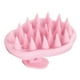 thumbnail image 1 of Cepillo de silicona para el cuero cabelludo, limpieza profunda, masaje manual para el cuero cabelludo. Rosa, 1 of 9