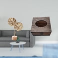 thumbnail image 2 of Escultura Nórdica Abstracta De Hoja De Metal Con Soporte Para Caja De Pañuelos De Madera, Adorno Creativo Para El Hogar, Mesa, Fiesta, Baño, Coche, Decoración De Almacenamiento, 2 of 8
