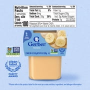 Gerber 2nd Foods Baby Food, Fruit & Veggies Puree Classics, Variety Pack, 4 oz Tub (16 Pack)