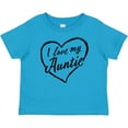 thumbnail image 3 of Inktastic I Love My Auntie in Black Chalk Heart Boys or Girls Baby T-Shirt, 3 of 5
