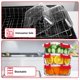 thumbnail image 4 of Juego de 5 Contenedores de Vidrio para Alimentos VERONES de 36 oz Herméticos, 4 of 7