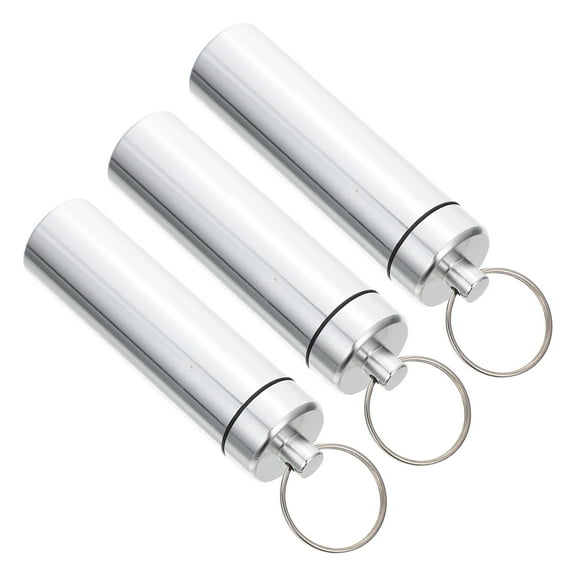 Baluue 3Pcs Toothpick Holder for Purse Aluminum Alloy Portable for Adults