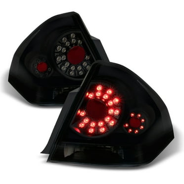 Black Smoked 2006-2013 Chevy Impala LED Tail Lights Brake Lamps Left Right 06-13