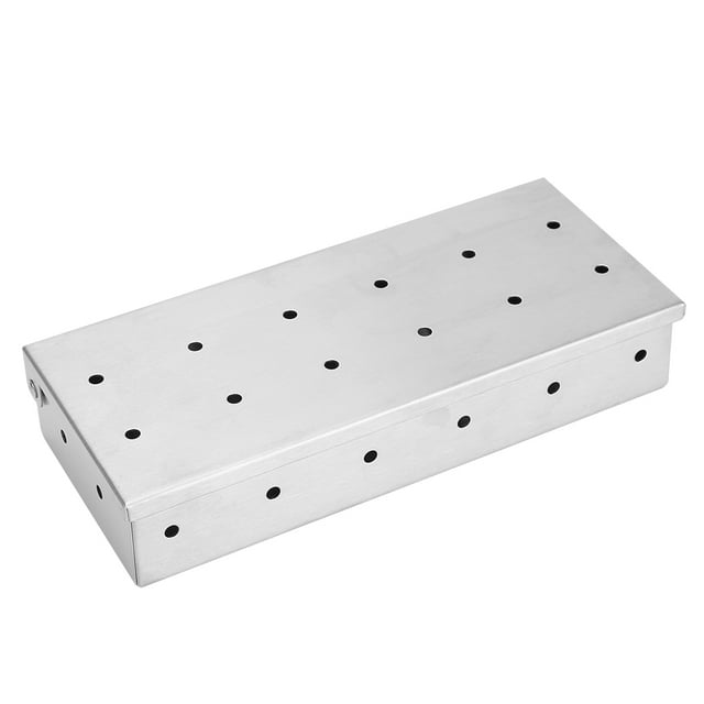 Smoker Box,Large Capacity Stainless Steel Barbecue Tools Smoking Box Built for Precision