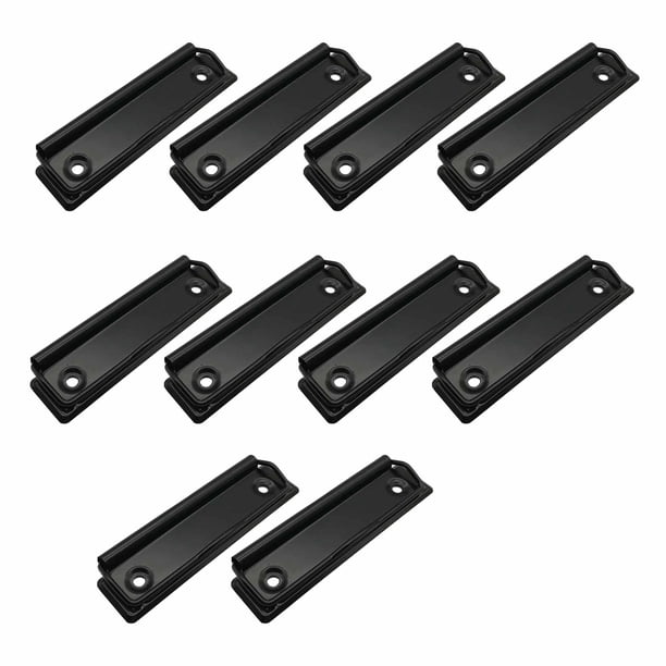 Cateissary Juego de 10 clips metálicos para sujetapapeles de oficina, de goma, para organizar papelería. Kits de experimentos de química 10CM sin goma