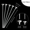 thumbnail image 3 of 50pcs White Balloon Sticks Holders With Cups Decor Upgraded Reusable Durable Plastic, 3 of 3