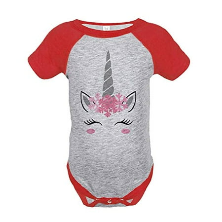 

7 ate 9 Apparel Girl s Winter Unicorn Red Onepiece