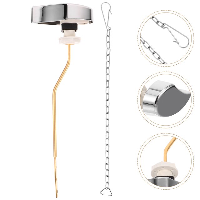 FUTUREORYY 1Pcs Poignée de Chasse d'Eau en Alliage de Zinc pour Entretien Domestique