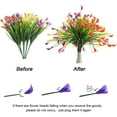 thumbnail image 4 of Morttic 1x Artificial Calla Lily Flowers, Outdoor Faux Plants Anti-Ultraviolet Greenery Garden Home Decoration White, 4 of 6