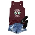 thumbnail image 5 of Anbech Women Beach Tank Top Cute Graphic Racerback Casual Sleeveless Vacation Plus Size Shirts Top, 5 of 6