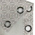 thumbnail image 4 of Ambesonne Flower Grommet Curtain, Vintage Minimalist Blossom, 50"x108", Blue Grey and Eggshell, 4 of 5