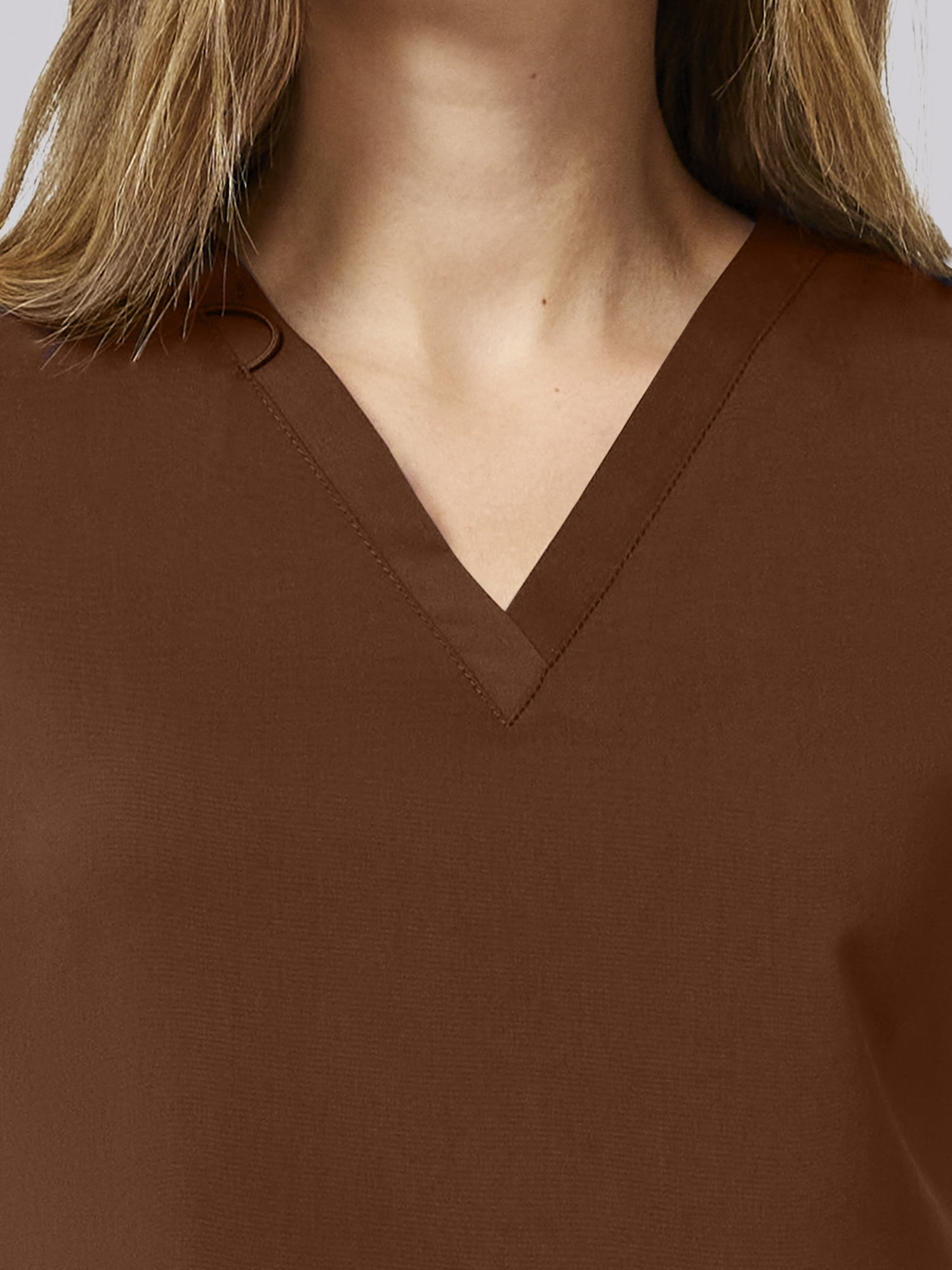 Scrubstar Ultimate Women’s Antimicrobial Welt Pocket V-Neck Scrub Top, Sizes XS–3XL