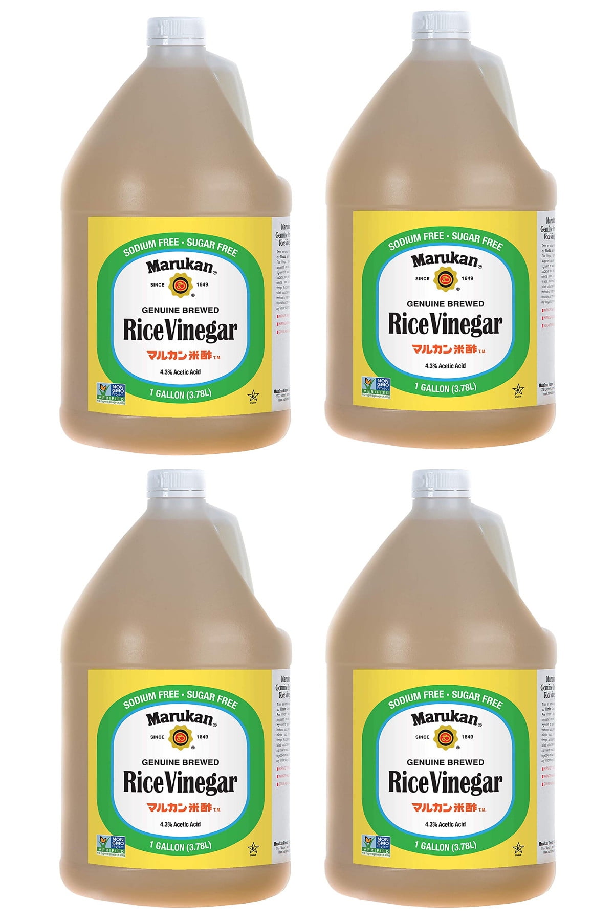 Marukan Genuine Brewed Rice Vinegar, 1 Gallon