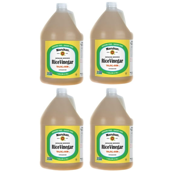 Marukan Genuine Brewed Rice Vinegar, 1 Gallon