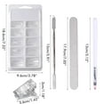 thumbnail image 3 of Nail Extension Gel Set Nail Gel Kit Nails Starter Tips Lightweight Set Professional Kit Nail Manicure Salon Set for Beginners Type4, 3 of 9