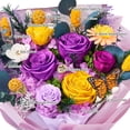 thumbnail image 3 of Ramos de rosas preservadas Beaulasting Forever Flowers Purple, 3 of 5
