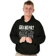 thumbnail image 3 of Young at Heart Grandpa Grandparent Men's Big & Tall Graphic Hoodie Brisco Brands 2X, 3 of 5
