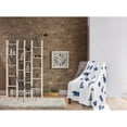 thumbnail image 4 of Safdie & Co. Jeté Imprimé Côtelé Impression Bleu Signature, 4 of 4