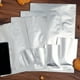 thumbnail image 4 of 100 bolsas de aluminio Mylar plateadas para envasado al vacío, ideales para almacenar alimentos (15 x 22 cm)., 4 of 7