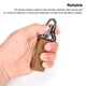 thumbnail image 4 of Caza de caza Camping Cinturón de escalada Cinturón Colgante Cintura Key Hook Hanger Nylon Multifuncional Webbing Weble Khaki 4 piezas Vogacara OD011019-01, 4 of 7